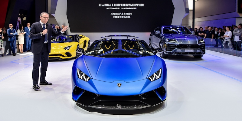 Lamborghini Huracn Performante Spyder and Urus make their Asian debut at 2018 Beijing Auto Show