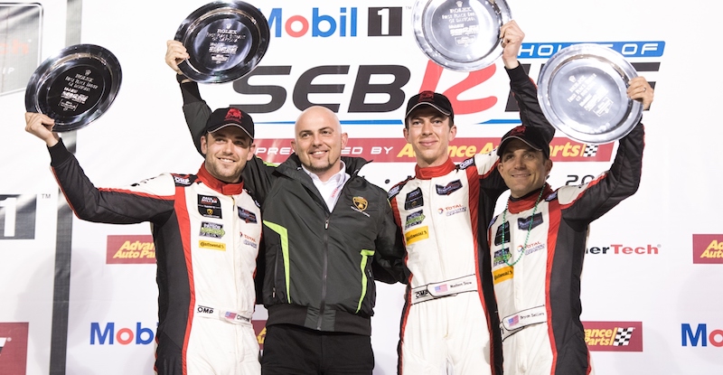 Lamborghini wins the 12 Hours of Sebring