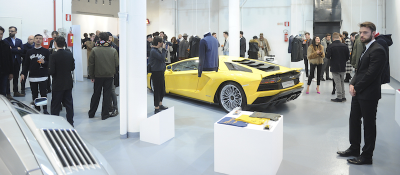 Lamborghini at Milan Fashion Week 2018